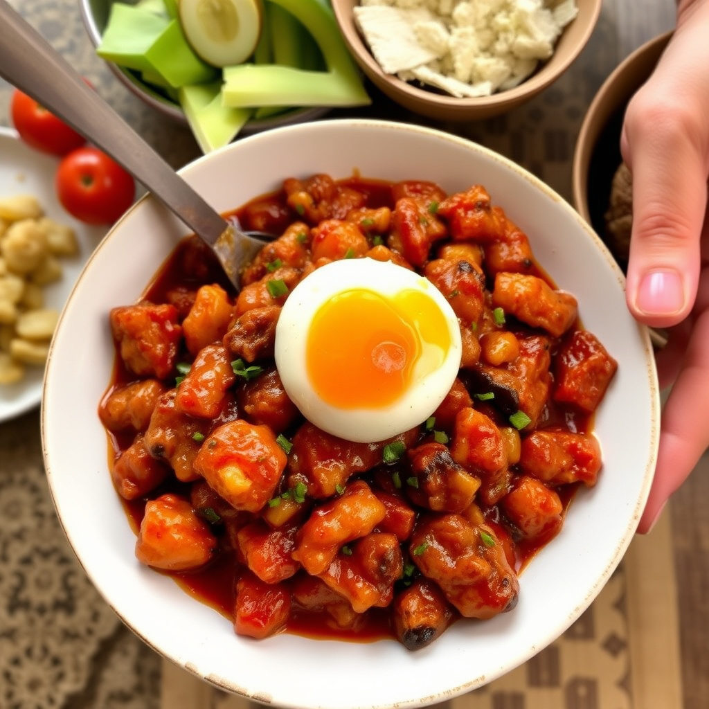 Delicious food preparation vlog